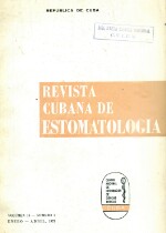 Revista Cubana de Estomatologia Vol 10 No 01 - 1973