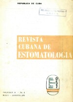 Revista Cubana de Estomatologia Vol 10 No 02 - 1973