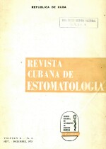 Revista Cubana de Estomatologia Vol 10 No 03 - 1973