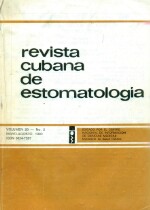 Revista Cubana de Estomatologia Vol 20 No 02 - 1983