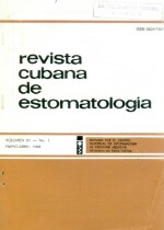 Revista Cubana de Estomatologia Vol 21 No 01 - 1984