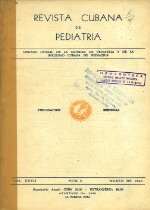 Revista Cubana de Pediatría - Vol. XXXII - No.3 - 1960