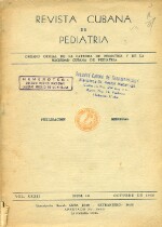 Revista Cubana de Pediatria - Vol. XXXII - No.10 - 1960
