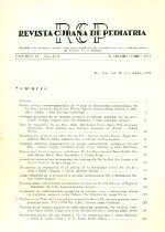 Revista Cubana de Pediatria- Vol. 44, No. 4, 5 y 6 - 1972