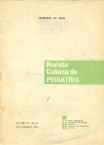 Revista Cubana de Pediatria- Vol. 48, No. 6 - 1976