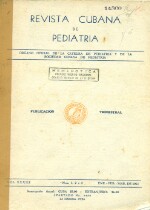 Revista Cubana de Pediatria- Vol. 33 - No. 1, 2 y 3 - 1961