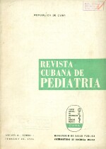 Revista Cubana de Pediatria - Vol. 66, No. 1 - 1966