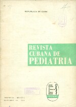 Revista Cubana de Pediatria- Vol. 38, No. 5 - 1966