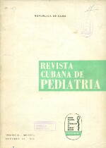 Revista Cubana de Pediatria- Vol. 38, No. 5 - 1966