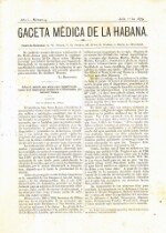 Gaceta Medica de La Habana - No 9 - 1879