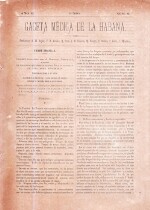 Gaceta Medica de La Habana - No 8 - 1880