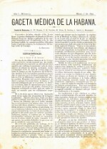 Gaceta Medica de La Habana - No 5 - 1879
