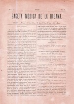 Gaceta Medica de La Habana - No 5 - 1880