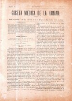 Gaceta Medica de La Habana - No 1 - 1879