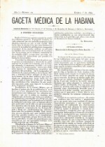 Gaceta Medica de La Habana - No 12 - 1879