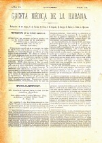 Gaceta Medica de La Habana - No 12 - 1880