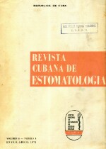 Revista Cubana de Estomatologia Vol 08 No 01 - 1971