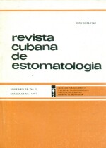 Revista Cubana de Estomatologia Vol 24 No 01 - 1987