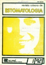 Revista Cubana de Estomatologia Vol 29 No 01 - 1992