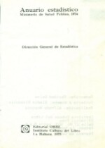 Anuario Estadistico MINSAP - 1975