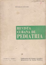 Revista Cubana de Pediatria- Vol. XXXVI, No. 3, Junio - 1964