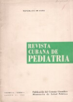 Revista Cubana de Pediatria- Vol. XXXVI, No. 4, Agosto - 1964