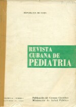 Revista Cubana de Pediatria- Vol. XXXVI, No. 5, Agosto - 1964