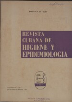 Revista Cubana de HIGIENE Y EPIDEMIOLOGIA - Vo - 13, No 3 - 1975