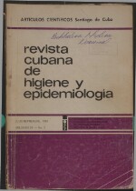 Revista Cubana de HIGIENE Y EPIDEMIOLOGIA - Vo - 20, No 3 - 1982