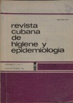 Revista Cubana de HIGIENE Y EPIDEMIOLOGIA - Vo - 21, No 3 - 1983