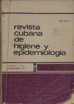 Revista Cubana de HIGIENE Y EPIDEMIOLOGIA - Vo - 22, No 4 - 1984