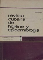 Revista Cubana de HIGIENE Y EPIDEMIOLOGIA - Vo - 23, No 1 - 1985