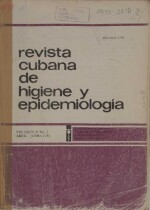 Revista Cubana de HIGIENE Y EPIDEMIOLOGIA - Vo - 24, No 2 - 1986