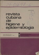 Revista Cubana de HIGIENE Y EPIDEMIOLOGIA - Vo - 24, No 3 - 1986