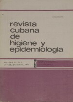 Revista Cubana de HIGIENE Y EPIDEMIOLOGIA - Vo - 24, No 4 - 1986