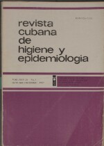 Revista Cubana de HIGIENE Y EPIDEMIOLOGIA - Vo - 25, No 4 - 1987