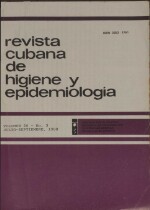Revista Cubana de HIGIENE Y EPIDEMIOLOGIA - Vo - 26, No 3 - 1988