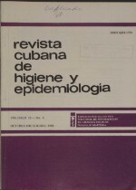 Revista Cubana de HIGIENE Y EPIDEMIOLOGIA - Vo - 26, No 4 - 1988