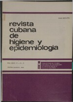 Revista Cubana de HIGIENE Y EPIDEMIOLOGIA - Vo - 27, No 1 - 1989