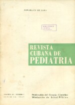 Revista Cubana de Pediatria - Vol. 37, No. 3, Junio - 1965