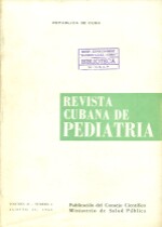 Revista Cubana de Pediatria - Vol. 37, No. 4, Agosto - 1965